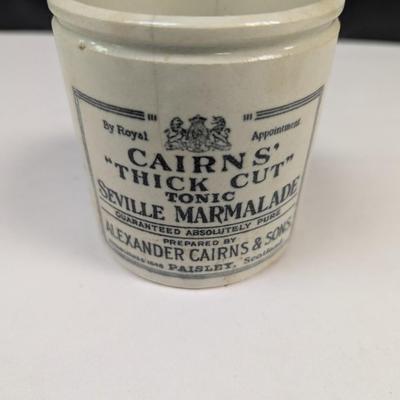 Cairns "Thick Cut" Tonic Serville Marmalade Jar #14