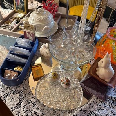 Sale Photo Thumbnail #2: - Display pieces, table, lights, table cloth, items in the back are not included. 

NO CHERRY PICKING or taking ONLY the items you want and leaving the rest or you will be banned! Please arrive with enough time to load. Bring boxes/any tools to assemble /