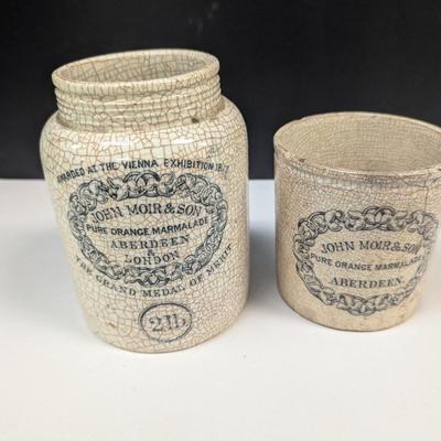 Awarded At The Vienna Exhibition 1873 John Moir & Son Marmalade Aberdeen Jars #16
