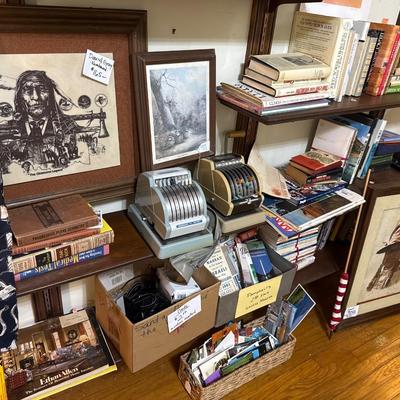 Sale Photo Thumbnail #51: - Wall shelf is not included. 

NO CHERRY PICKING or taking ONLY the items you want and leaving the rest or you will be banned! Please arrive with enough time to load. Bring boxes/any tools to assemble /dolly/people to help load/etc.
- Questions? Call Sha