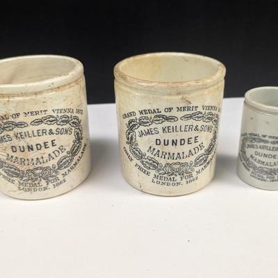 James Keiller & Son's Dundee Marmalade Jars #25
