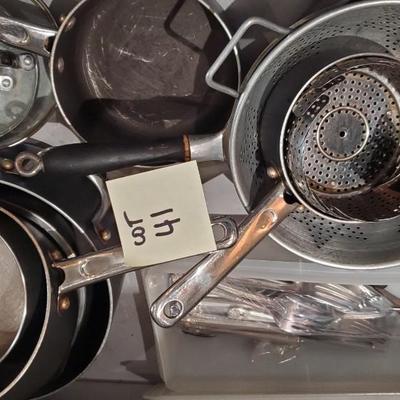 pots/pans for cooking