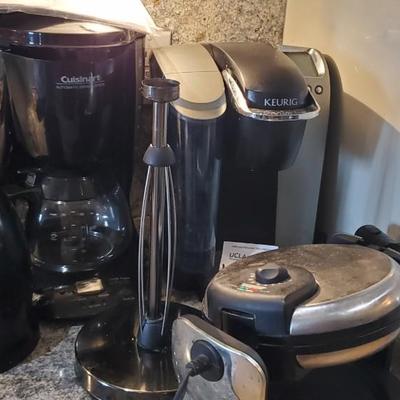 Coffee Makers & waffle maker + misc