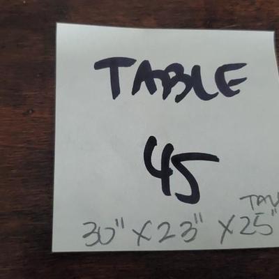 Vintage Table with raised edges