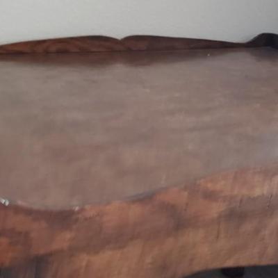 Vintage Table with raised edges