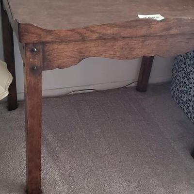 Vintage Table with raised edges