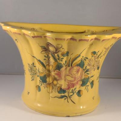 Sale Photo Thumbnail #102: Early French Faience Wall Pocket.  Possibly circa 1700's.