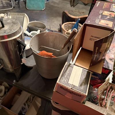 Sale Photo Thumbnail #155: - Table & Shelving are not included 

NO CHERRY PICKING or taking ONLY the items you want and leaving the rest or you will be banned! Please arrive with enough time to load. Bring boxes/any tools to assemble /dolly/people to help load/etc.
- Questions? Ca
