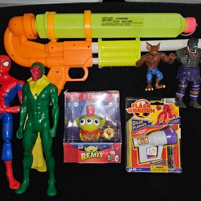 Sale Photo Thumbnail #279: Flash Gordon, Super Soaker, Action Figures, Toy Story Lot
