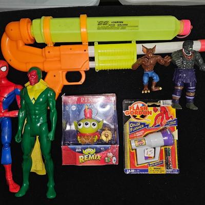 Sale Photo Thumbnail #278: Flash Gordon, Super Soaker, Action Figures, Toy Story Lot