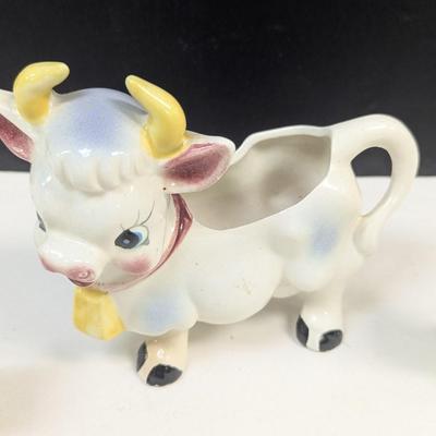 Sale Photo Thumbnail #751: Japanese Bull Cow Creamer & Salt & Pepper Shakers