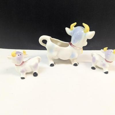 Sale Photo Thumbnail #753: Japanese Bull Cow Creamer & Salt & Pepper Shakers