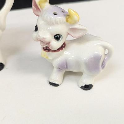 Sale Photo Thumbnail #750: Japanese Bull Cow Creamer & Salt & Pepper Shakers