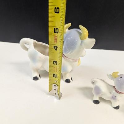Sale Photo Thumbnail #757: Japanese Bull Cow Creamer & Salt & Pepper Shakers