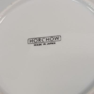 Sale Photo Thumbnail #772: Service For 4 Horchow Japan Tobacco Leaf Porcelain China 20 Pieces