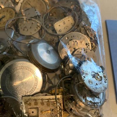 Huge Lot - Vintage Men’s Wristwatch Parts Lot