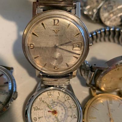 Huge Lot - Vintage Men’s Wristwatch Parts Lot
