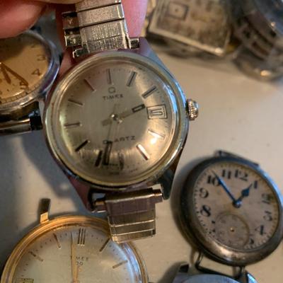 Huge Lot - Vintage Men’s Wristwatch Parts Lot