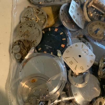 Huge Lot - Vintage Men’s Wristwatch Parts Lot