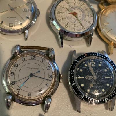 Huge Lot - Vintage Men’s Wristwatch Parts Lot
