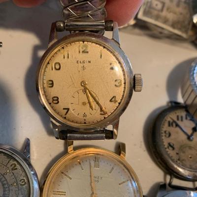 Huge Lot - Vintage Men’s Wristwatch Parts Lot
