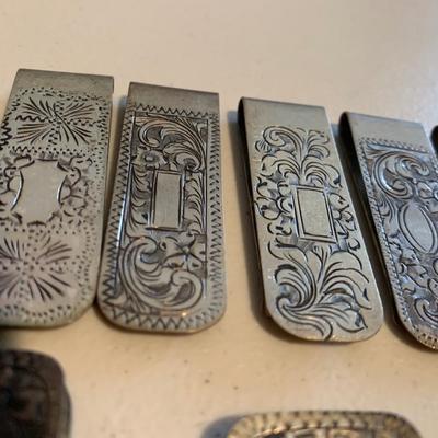 Large Lot - 800 Silver Money Clips