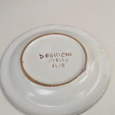 Sale Photo Thumbnail #813: Giovanni Desimone De Simone Italian Pottery Plate #64/15
