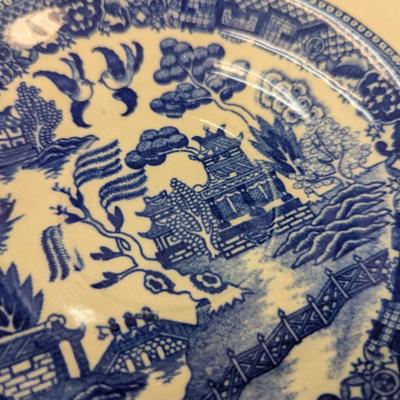 Sale Photo Thumbnail #844: Vintage Willow China Dishes