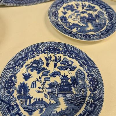 Sale Photo Thumbnail #835: Vintage Willow China Dishes