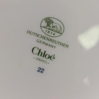 Sale Photo Thumbnail #851: Hutschenreuther Fleuron Chloe’ Paris Rotonde Set