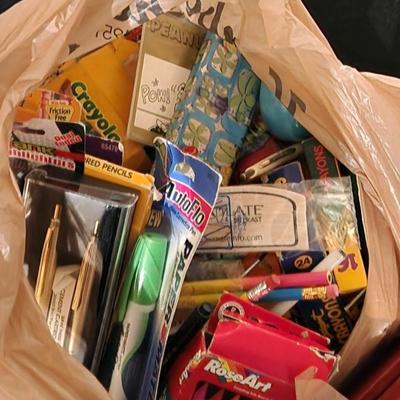 Sale Photo Thumbnail #307: Huge lot of pens crayons and other writing items. All appear to be unused.

Will receive all items pictured as is
