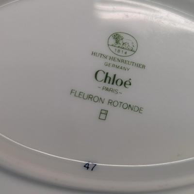 Sale Photo Thumbnail #887: Hutschenreuther Fleuron Chloe’ Paris Rotonde Platters