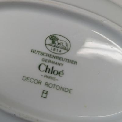 Sale Photo Thumbnail #897: Hutschenreuther Fleuron Chloe’ Paris Rotonde Oval Bowls With Lids