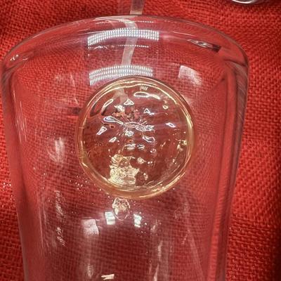 8 leaded crystal water glasses