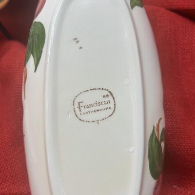 Franciscan Apple Pattern Dishes