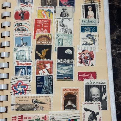 Sale Photo Thumbnail #221: Extensive mid-20th century U.S. stamp collection housed in a vintage Paragon Stock Book. This lot includes many commemoratives from the 1950s through 1970s, with a strong mix of mint plate blocks and single issues. Themes cover a wide range of U.S. histor
