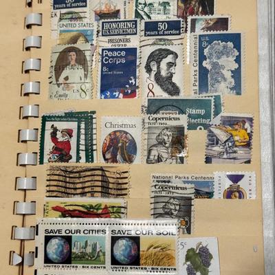 Sale Photo Thumbnail #224: Extensive mid-20th century U.S. stamp collection housed in a vintage Paragon Stock Book. This lot includes many commemoratives from the 1950s through 1970s, with a strong mix of mint plate blocks and single issues. Themes cover a wide range of U.S. histor