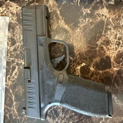 Sale Photo Thumbnail #235: Springfield Armory XD-S Mod.2 9mm semi-automatic pistol in excellent condition. Comes as a complete Gear Up package including:
	•	Original Springfield Armory Gear Up case & box
	•	(5) factory magazines (various capacities)
	•	Holster & dual mag pouc