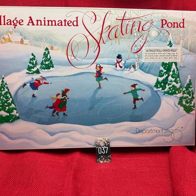 Dept 56 Animated Skating Pond