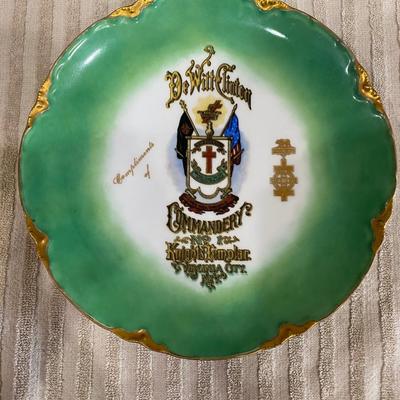 DeWitt Clinton Commandery plates - 2
