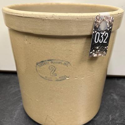 Marshall Pottery Crock (#32)