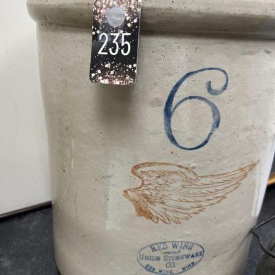 Red Wing 6 gallon crock