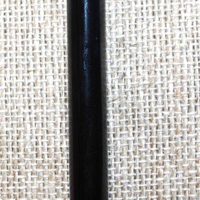 Black Necklace "Stress Whistle" PENDANT (2¼" L) on a Black Necklace Chain 24" L