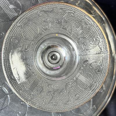 Lot 71 Depression glass cake stand