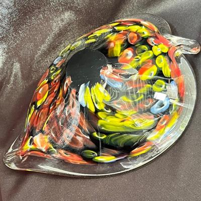 Lot 76 Murano Leaf Tray