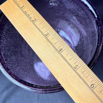 Lot 79 Amethyst footed bowl