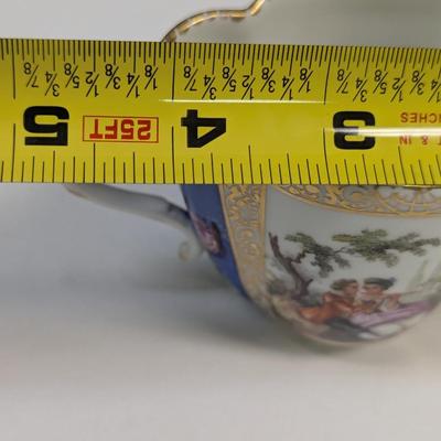Sale Photo Thumbnail #1116: Dresden Porcelain Cup & Saucer Marked