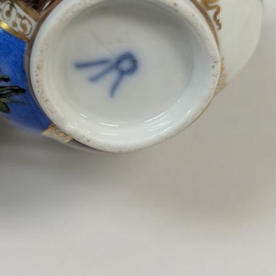 Sale Photo Thumbnail #1112: Dresden Porcelain Cup & Saucer Marked