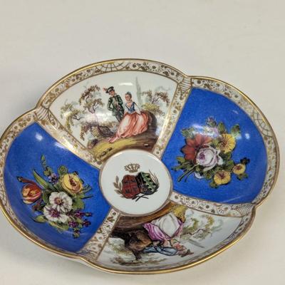 Sale Photo Thumbnail #1109: Dresden Porcelain Cup & Saucer Marked