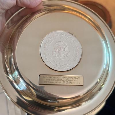 Sale Photo Thumbnail #6: 1973 Inaugural Plate in Box  - 372 grams total